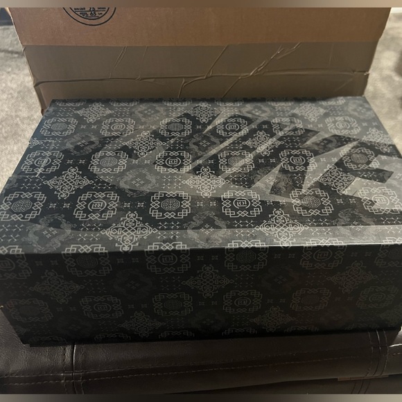 Nike Air Force 1 Low x Fragment x CLOT Black Silk CZ3986-001 Size 8.5 - Picture 9 of 10